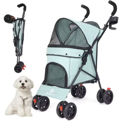 Poussette pliable et légère pour animaux