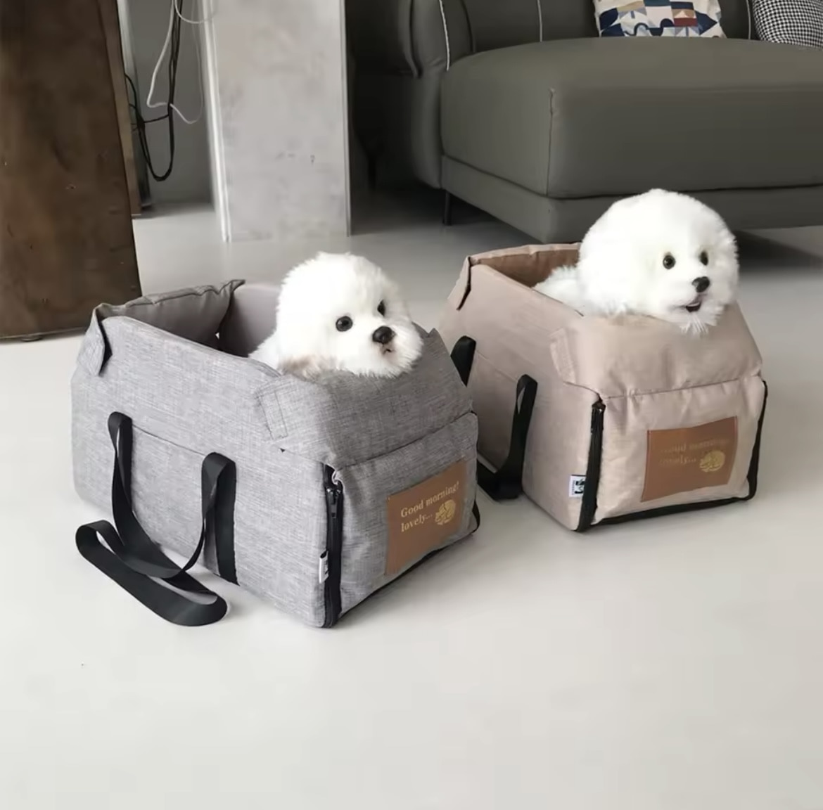 Siège auto central portable pour petits chiens et chats – Image 8