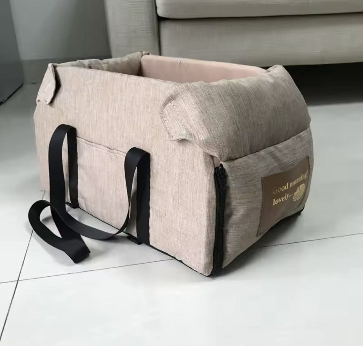 Siège auto central portable pour petits chiens et chats – Image 5