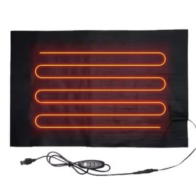 Coussin chauffant réglable pour animaux